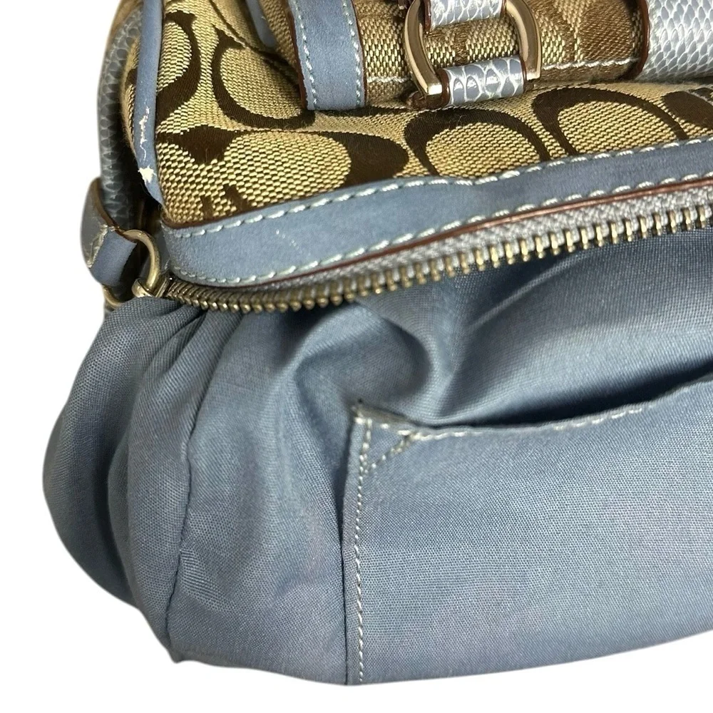 Coach #1857 Limited Edition Patchwork Snakeskin Tote Bag RARE